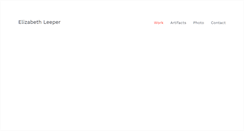 Desktop Screenshot of elizabethleeper.com